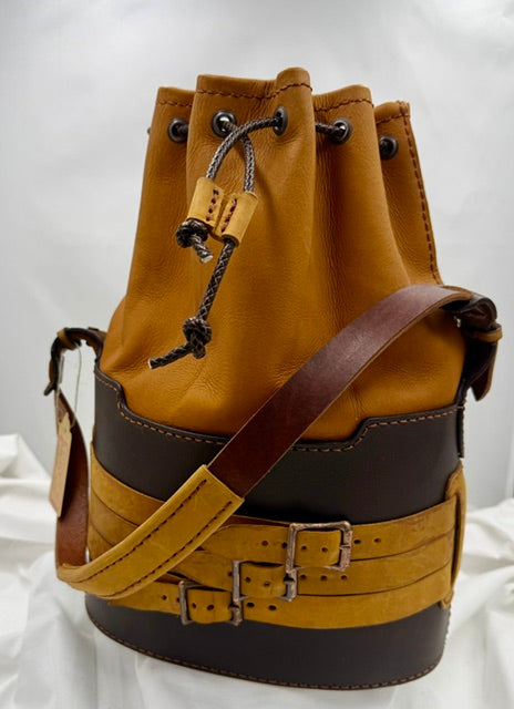 The Heritage Buckle Leather Bucket Bag