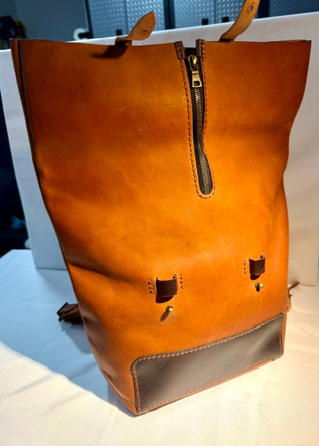 Hand-Stitched Leather Backpack | Artisan Crafted