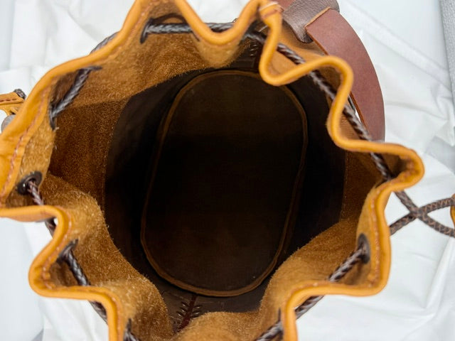 The Heritage Buckle Leather Bucket Bag