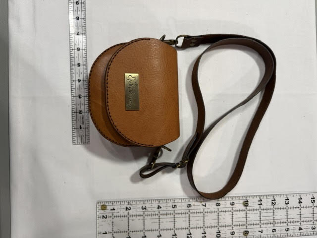 Epiphany | Hand-Stitched Leather Mini Saddle Crossbody Bag